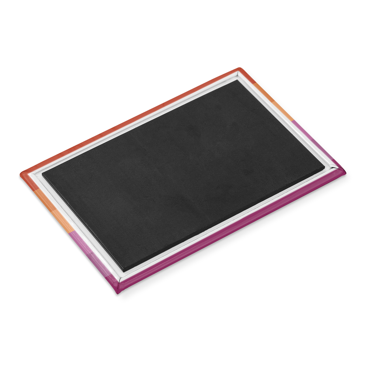 Lesbian_Flag_Magnet_RectangleButtonMagnet_H_AngleBottom_AS_Mockup.png