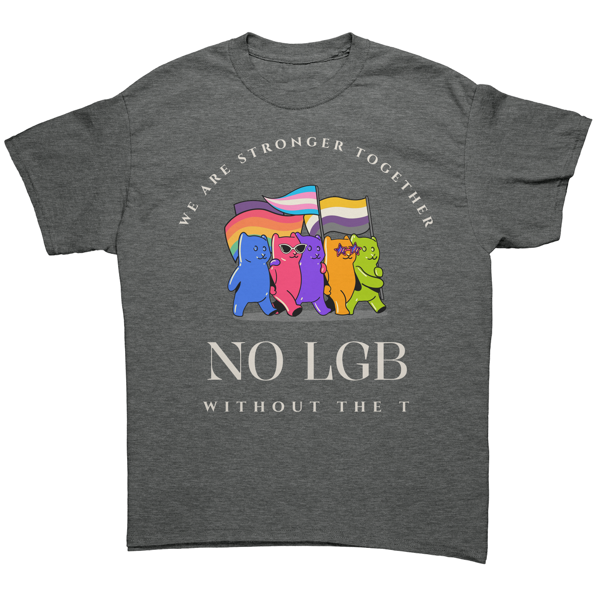 No_LGB_without_the_T_Tshirt_Graphite_Heather_Front_Mockup.png