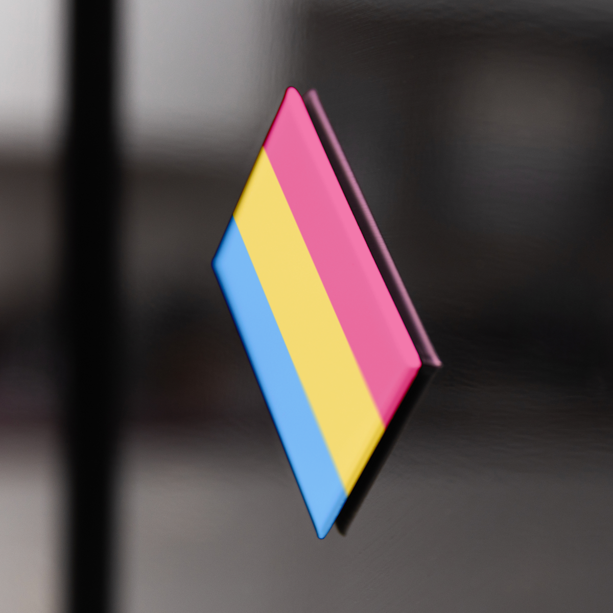 Pan_Flag_Magnet_RectangleButtonMagnet_H_BlackFridge_Mockup.png