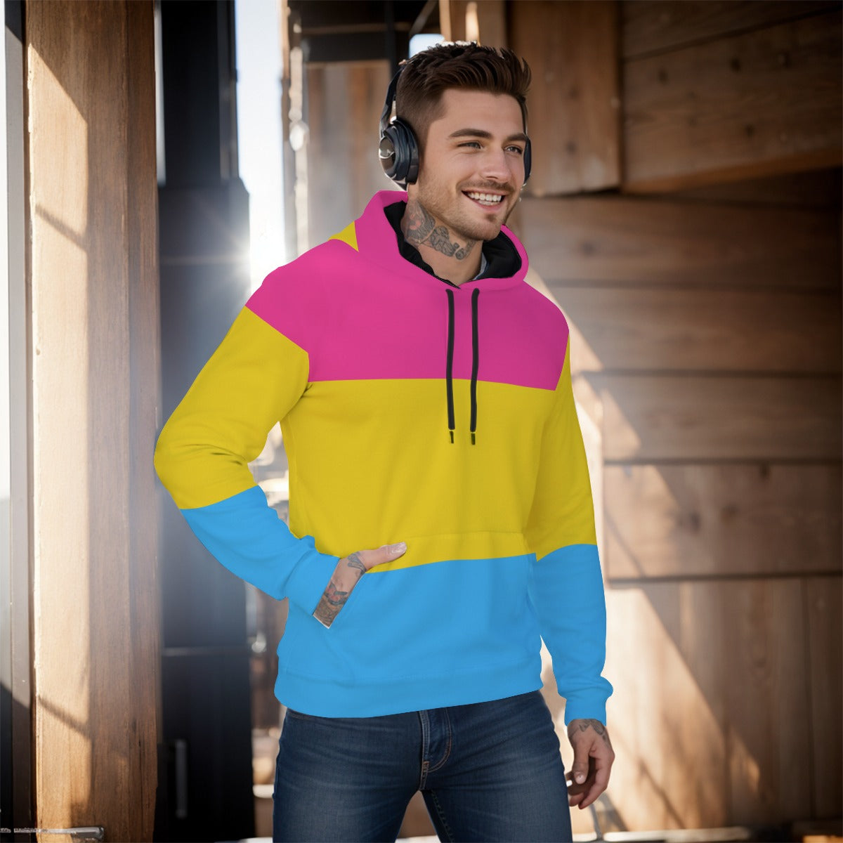 Pullover Hoodie - Pan Pride Design