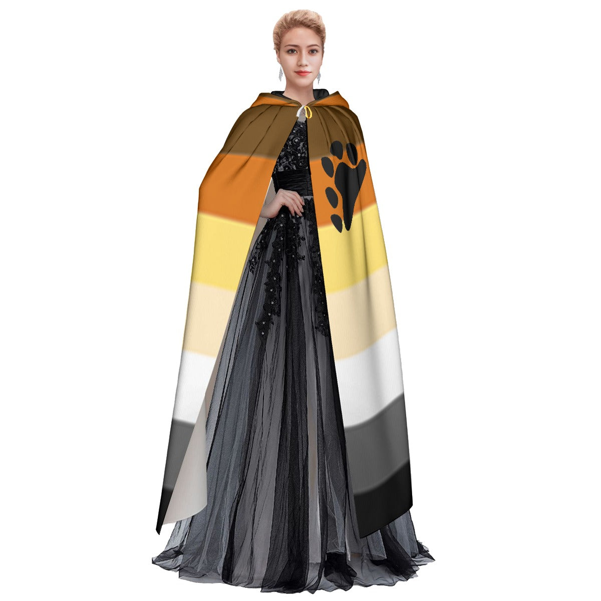 Hooded Cloak - Bear Pride Design