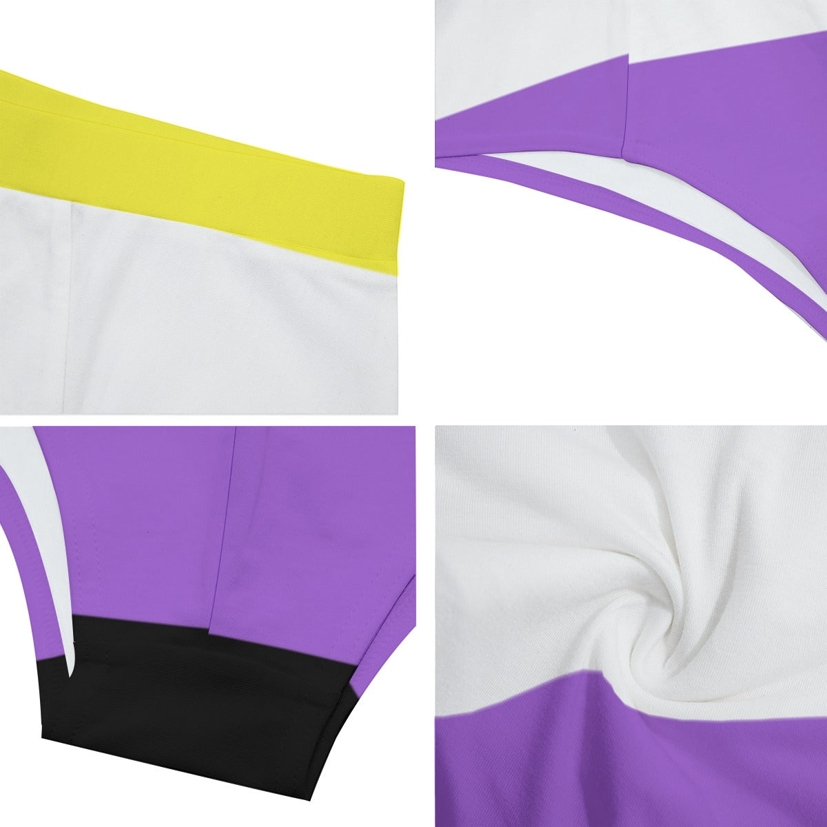Low-rise Briefs - Nonbinary Pride Design
