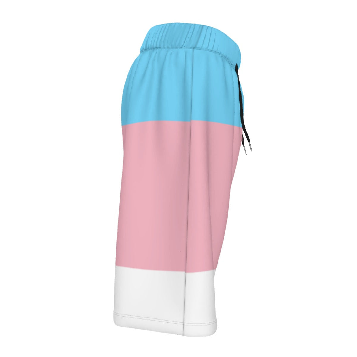 Mesh-lined Swim Trunks - Trans Pride Print