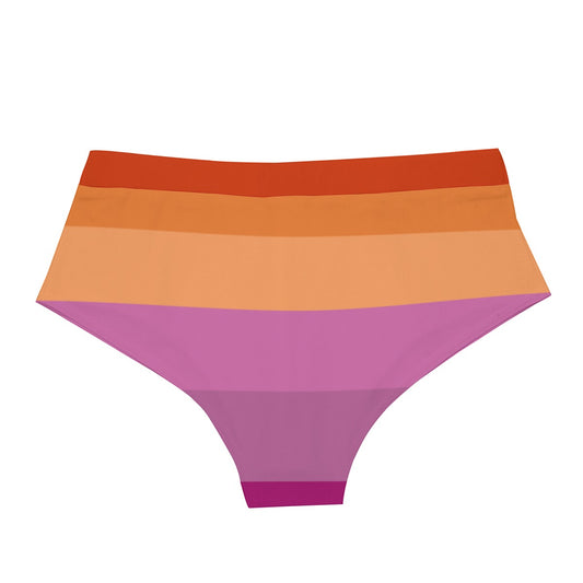 Low-rise Briefs - Lesbian Pride Design