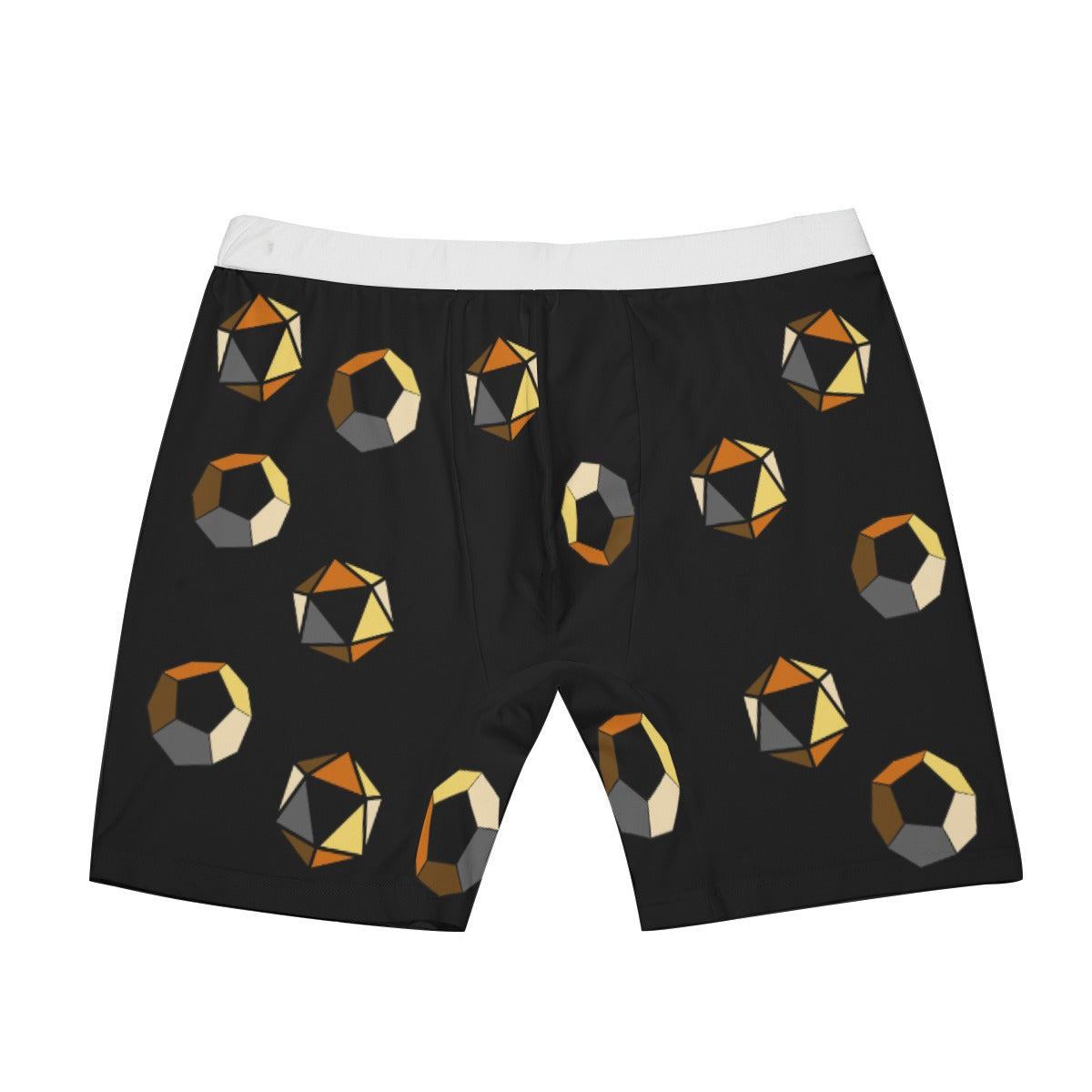 Long Boxer Briefs - Pride Dice Design (Bear)