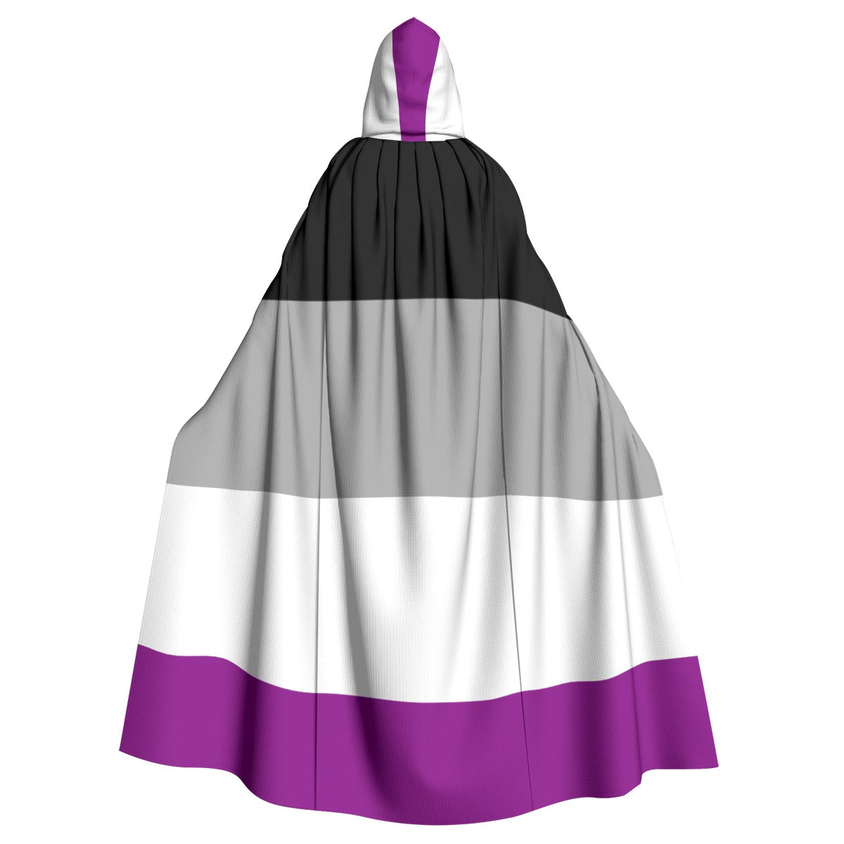 Hooded Cloak - Ace/Asexual Pride Design