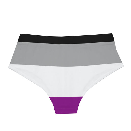 Low-rise Briefs - Asexual/Ace Pride Design