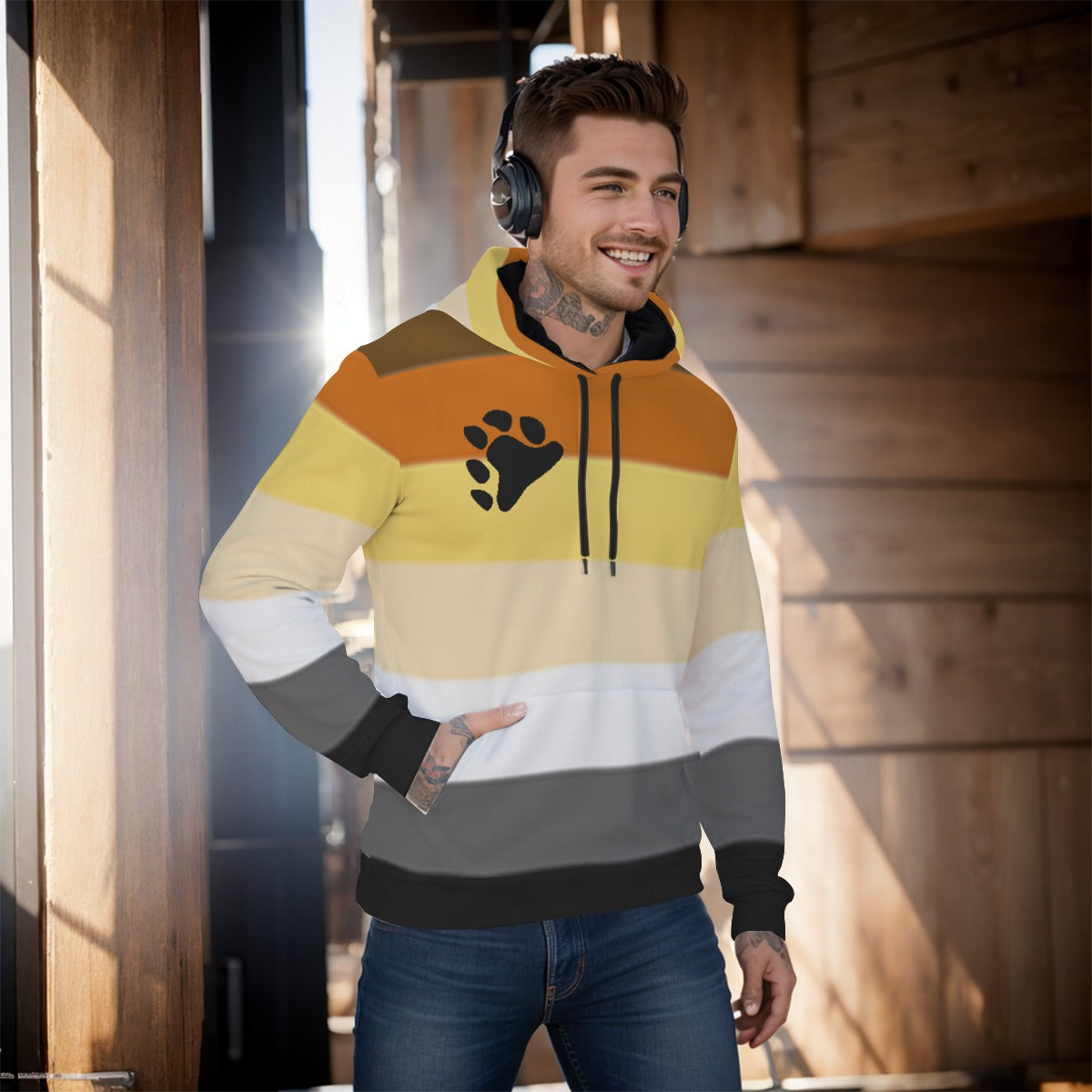 Pullover Hoodie - Bear Pride Design