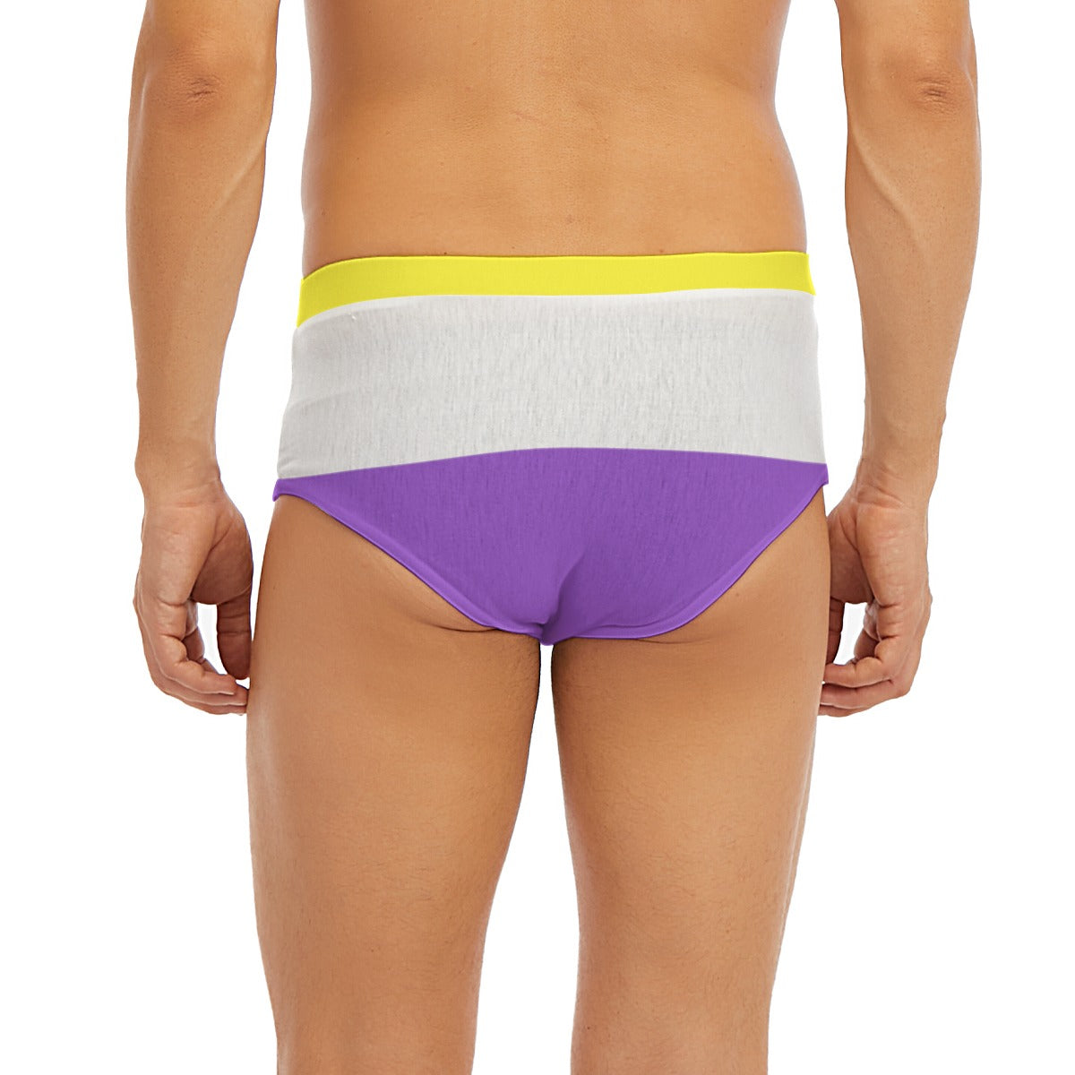Low-rise Briefs - Nonbinary Pride Design