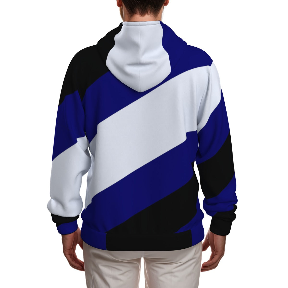 Zip-up Full Sleeve Hoodie (Modified Pup Play Pride Design)
