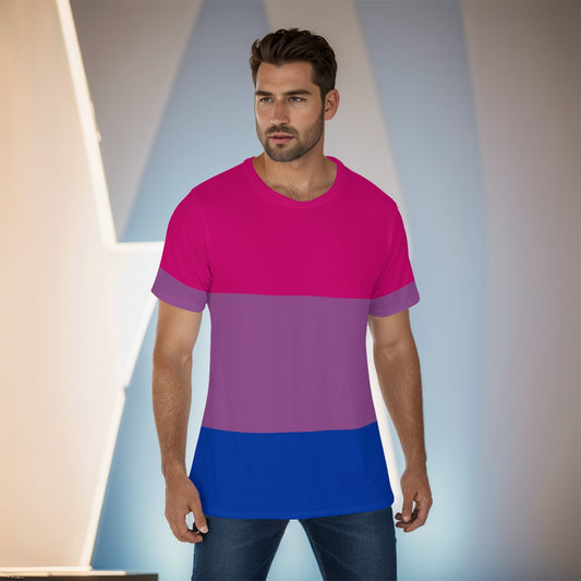 Athletic T-Shirt - Bi Pride Design
