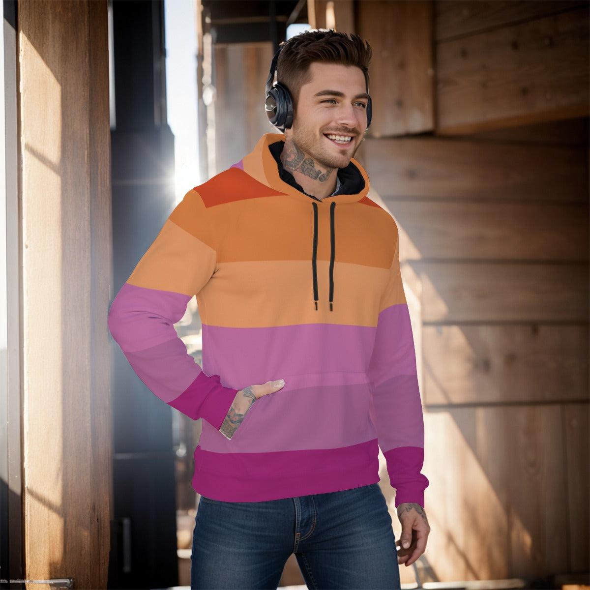 Pullover Hoodie - Lesbian Pride Edition