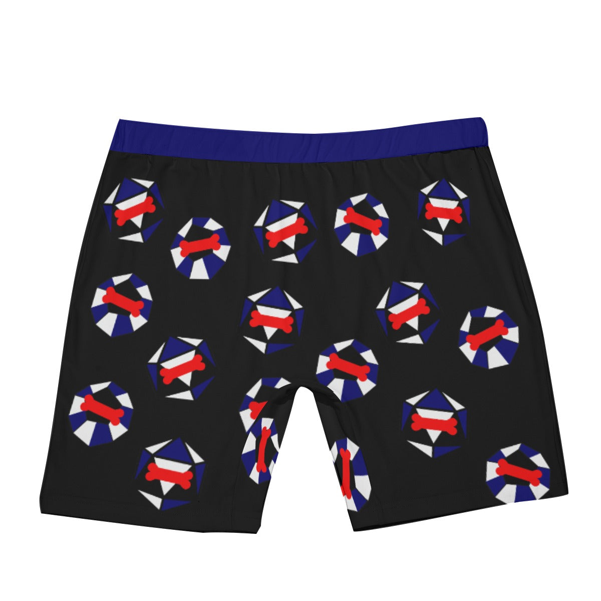 Long Boxer Briefs - Pride Dice Design (Pup Play)