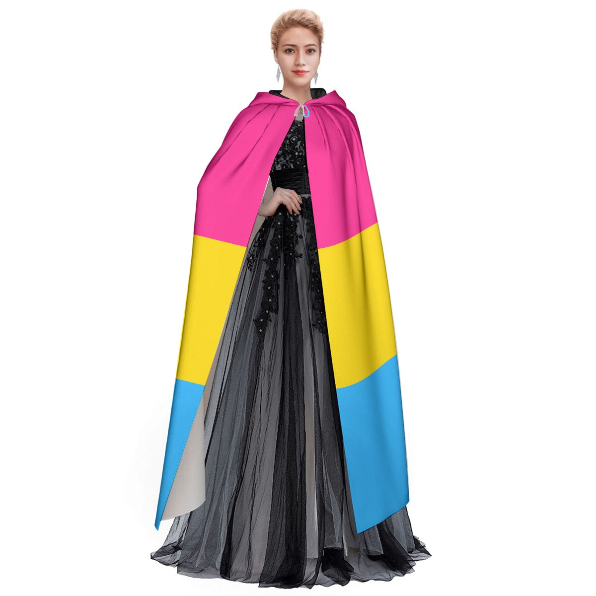Hooded Cloak Pansexual Pride Design