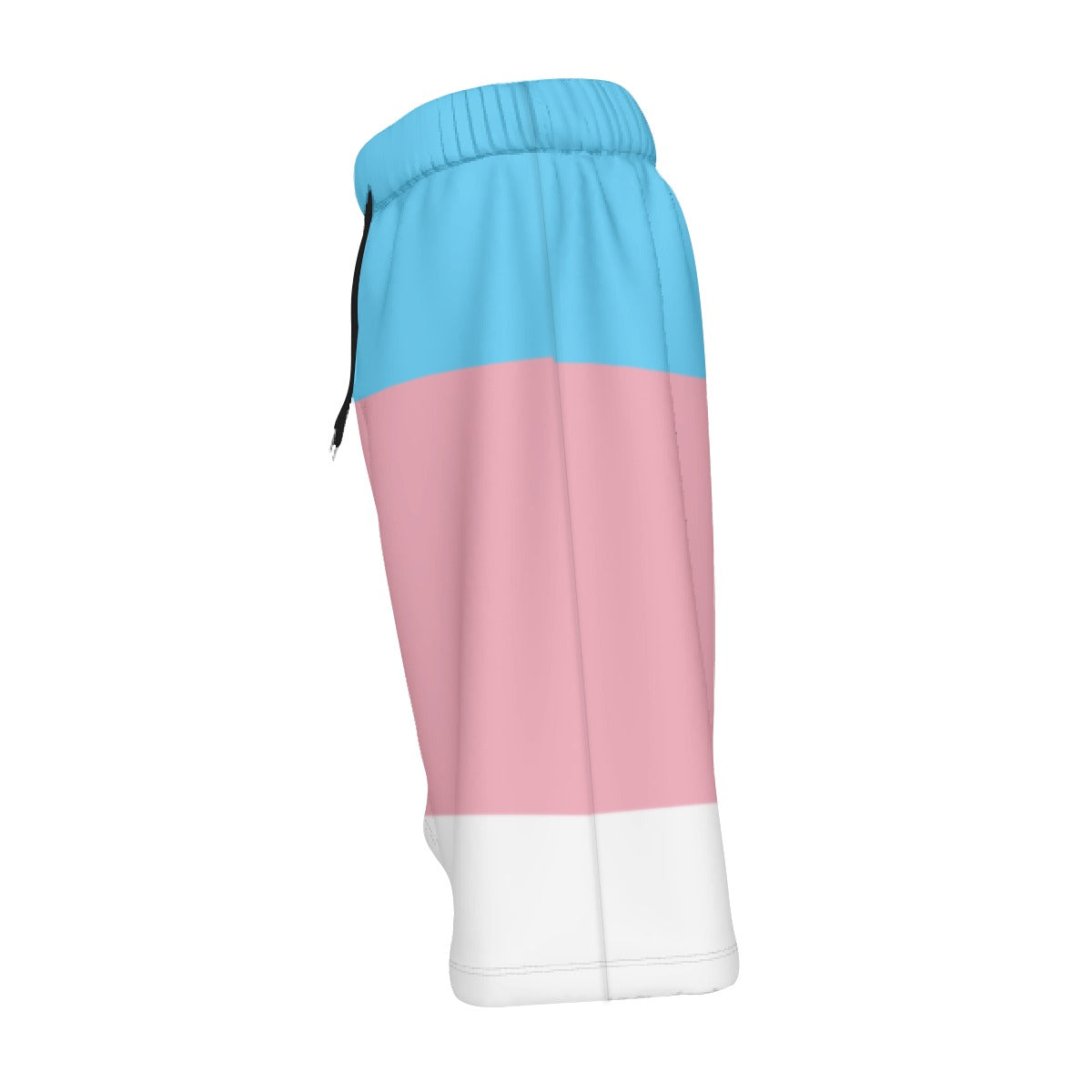Mesh-lined Swim Trunks - Trans Pride Print