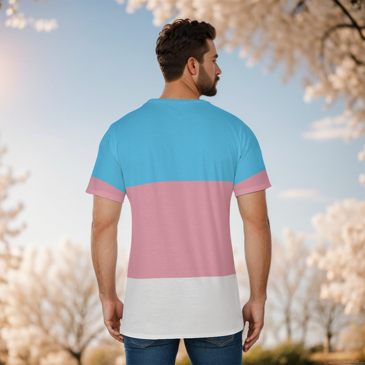 Athletic T-Shirt - Trans Pride Design