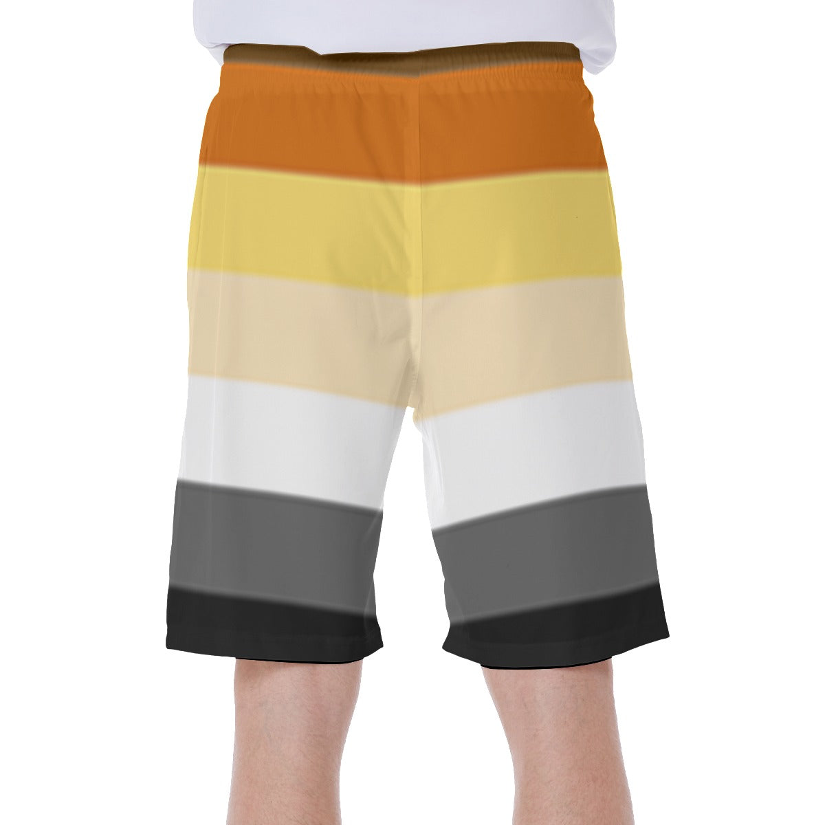 Mesh Lined Swim Trunks - Bear Pride Print