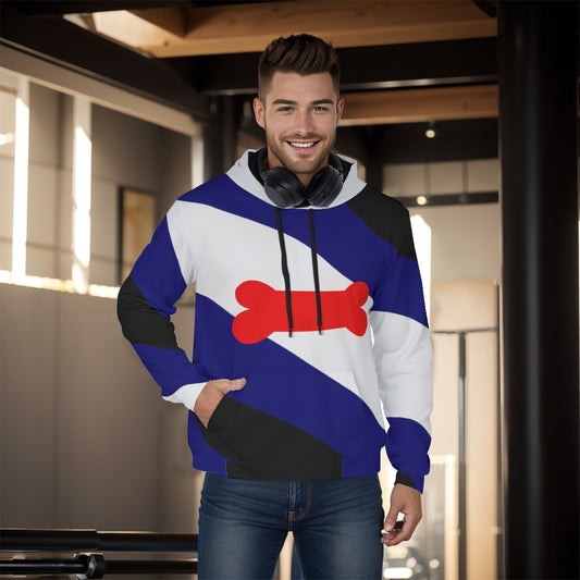 Pullover Hoodie - Pup Play Pride Design (Traditional)