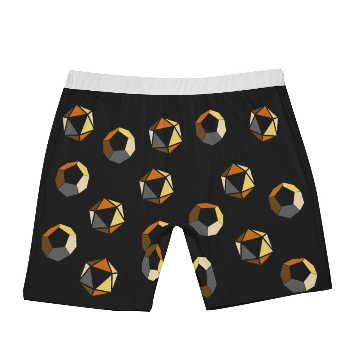 Long Boxer Briefs - Pride Dice Design (Bear)