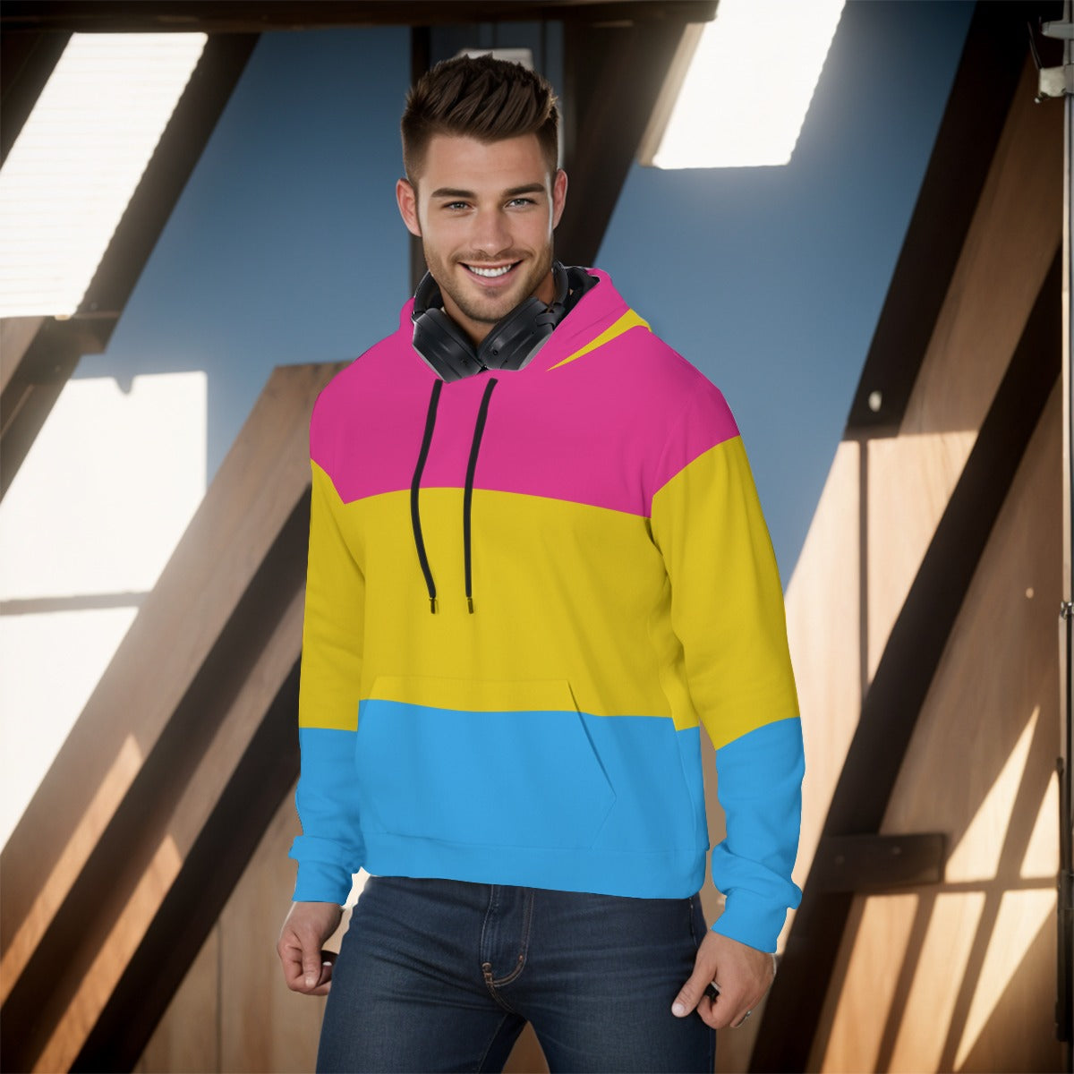 Pullover Hoodie - Pan Pride Design