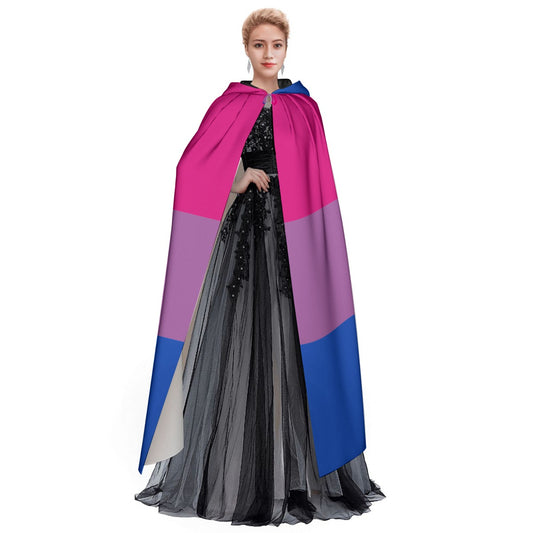 Hooded Cloak Bisexual Pride Design