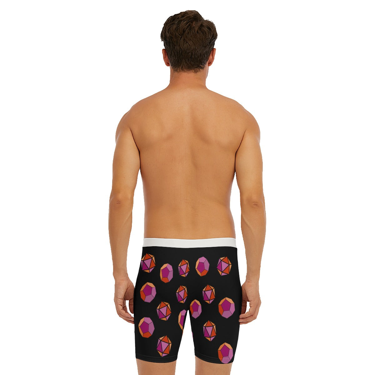 Long Boxer Briefs - Pride Dice (Lesbian)