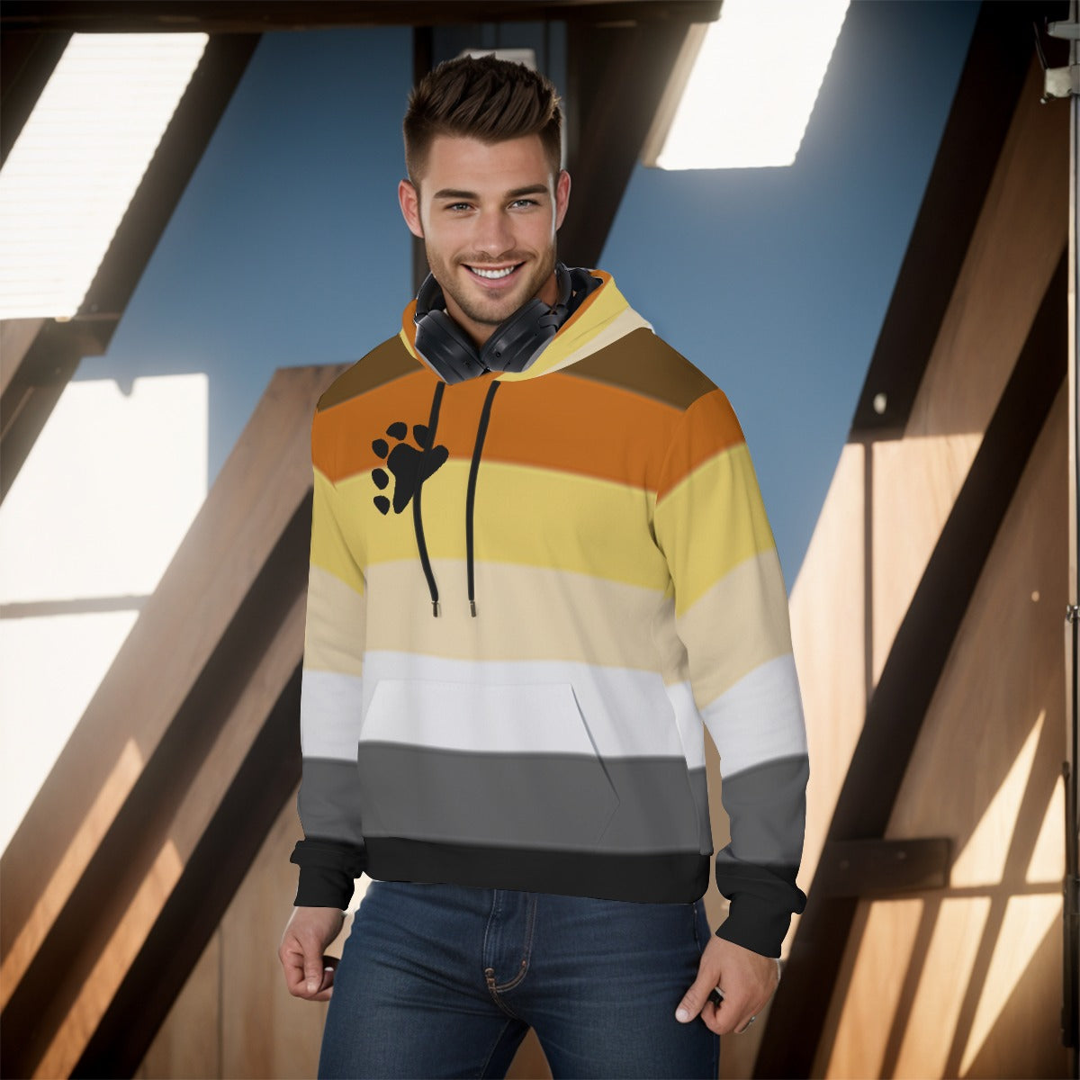 Pullover Hoodie - Bear Pride Design