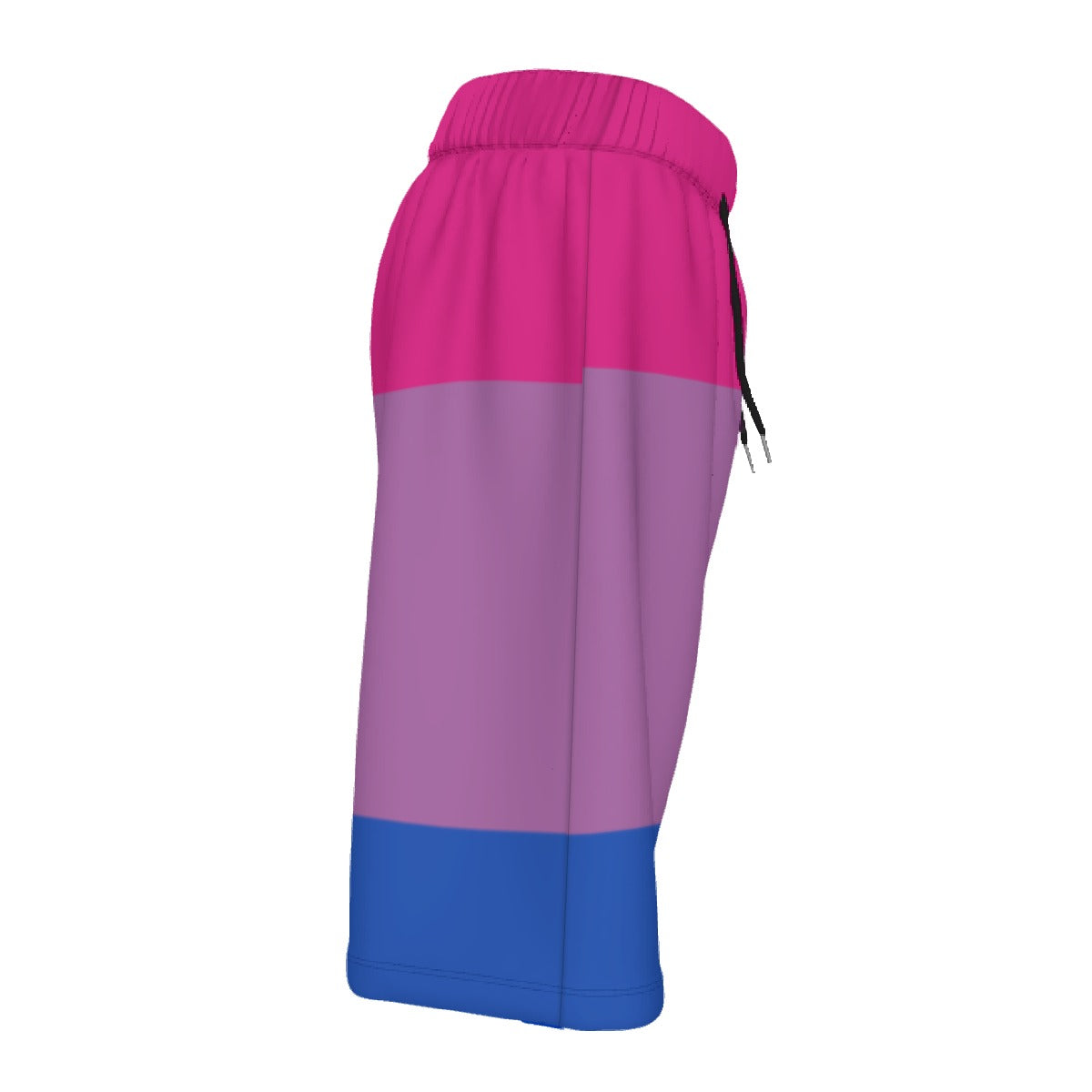 Mesh Lined Swim Trunks - Bi Pride Print