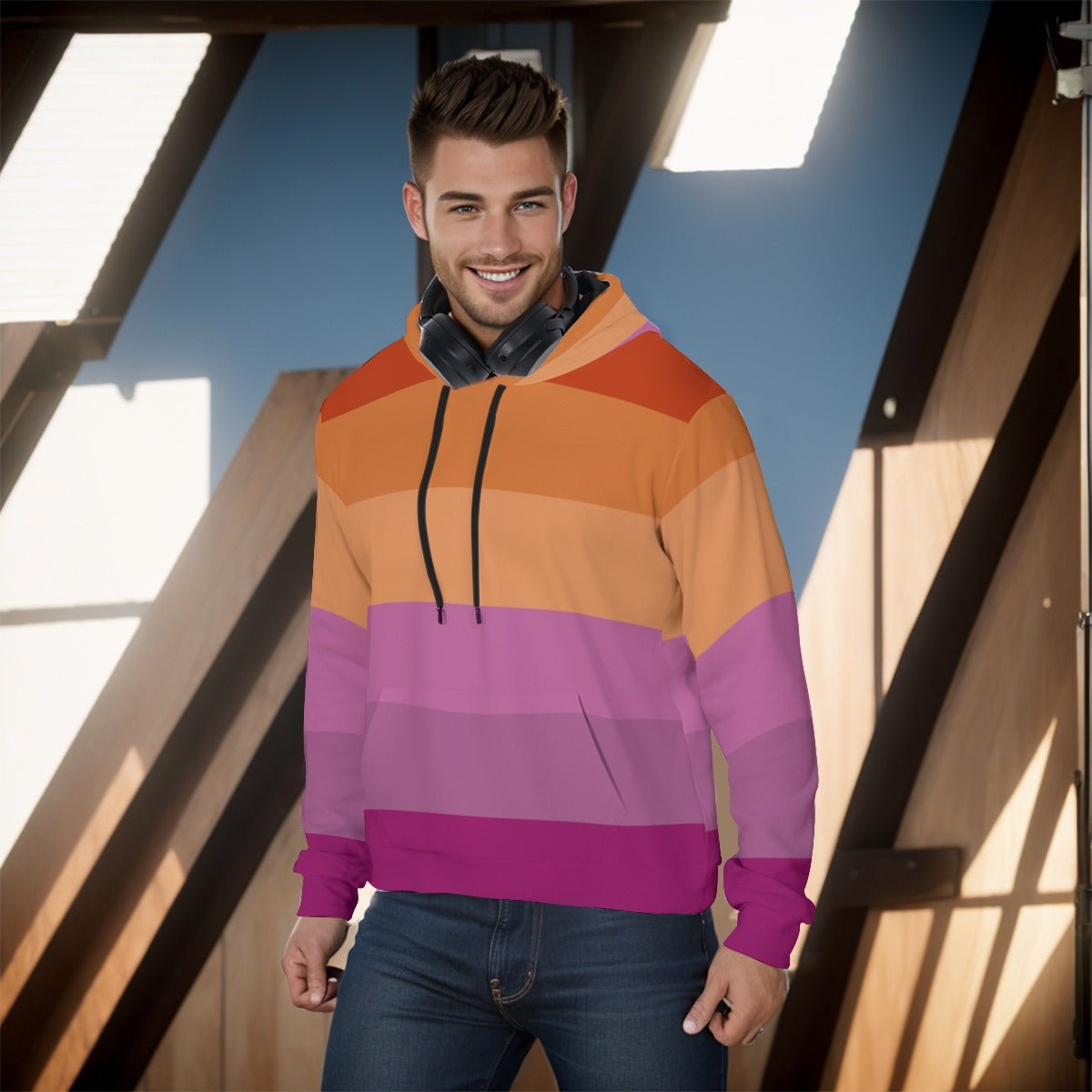 Pullover Hoodie - Lesbian Pride Edition