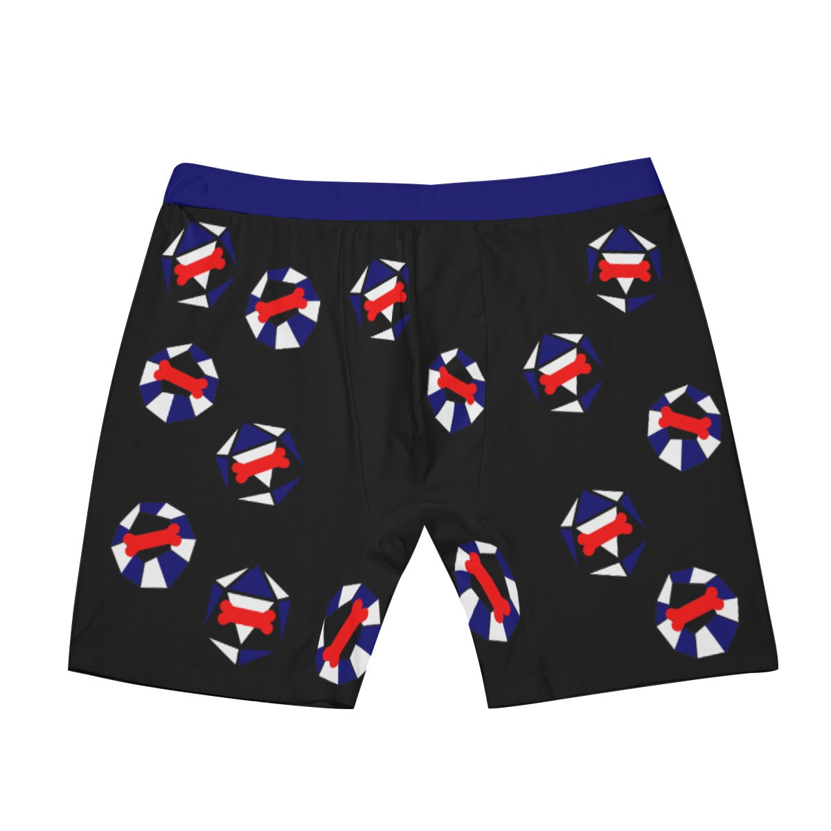 Long Boxer Briefs - Pride Dice Design (Pup Play)
